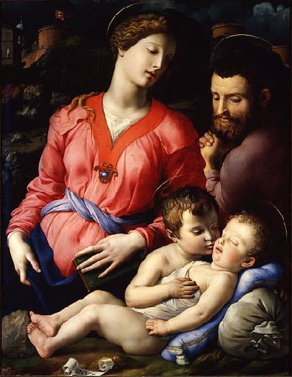 Agnolo Bronzino The Panciatichi Holy Family oil painting picture